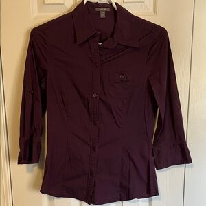 Jacob Women's Deep Purple Button-Down Shirt